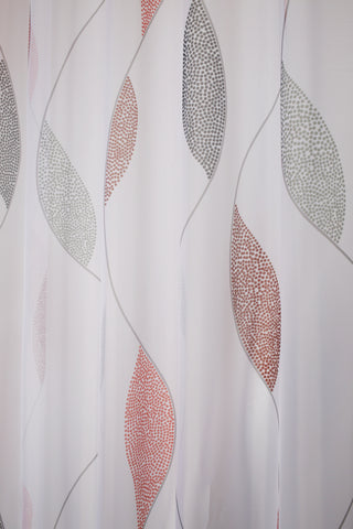 Schlaufenschal Paolo Voile rot BxH 140x225/245cm