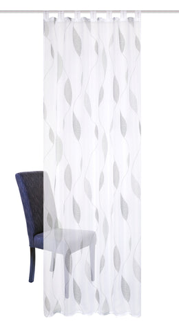 Schlaufenschal Paolo Voile stein BxH 140x225/245cm