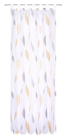 Schlaufenschal Paolo Voile gelb BxH 140x225/245cm