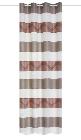 Ösenschal "Susa" kupfer BxH 140x245cm