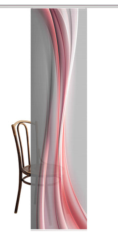 Flächenvorhang Home in Green Elania rot BxH 60x245cm