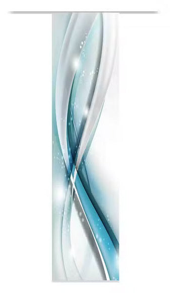 Flächenvorhang Gliwe aqua BxH 60x245cm