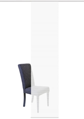 Flächenvorhang Home in Green Romulus weiss BxH 60x245cm