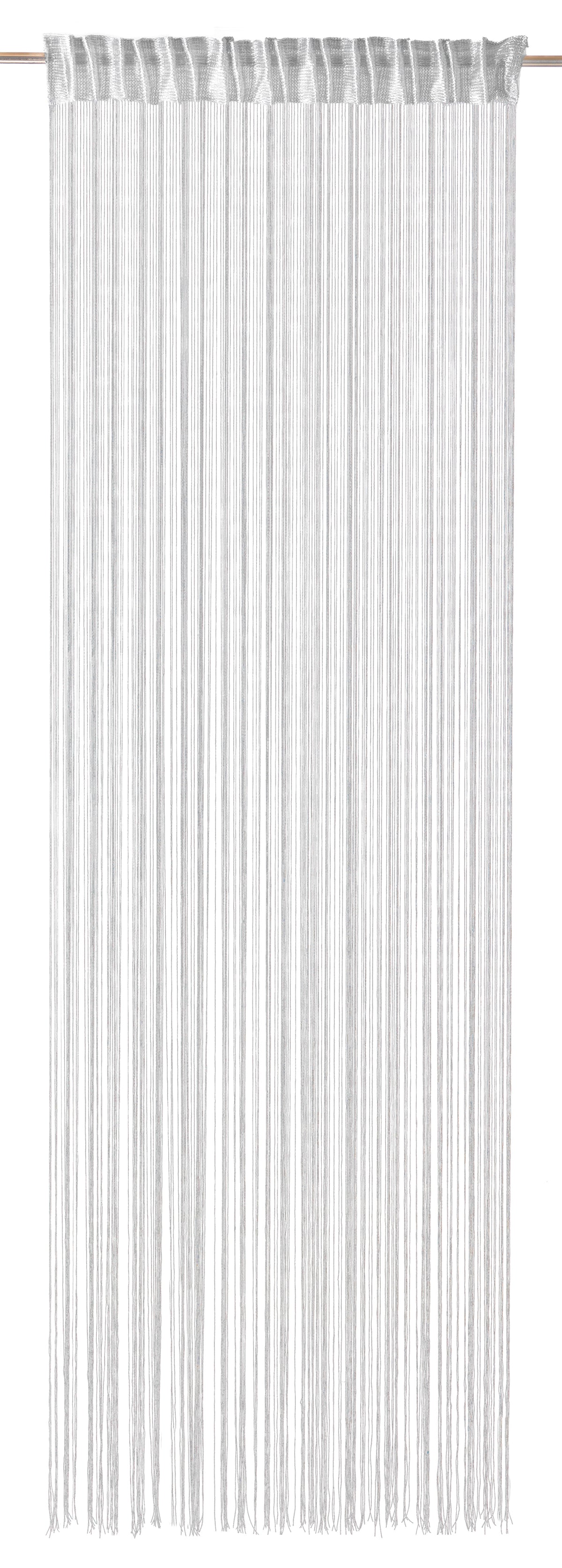 Fadenvorhang "Simino" silber BxH 145x245cm