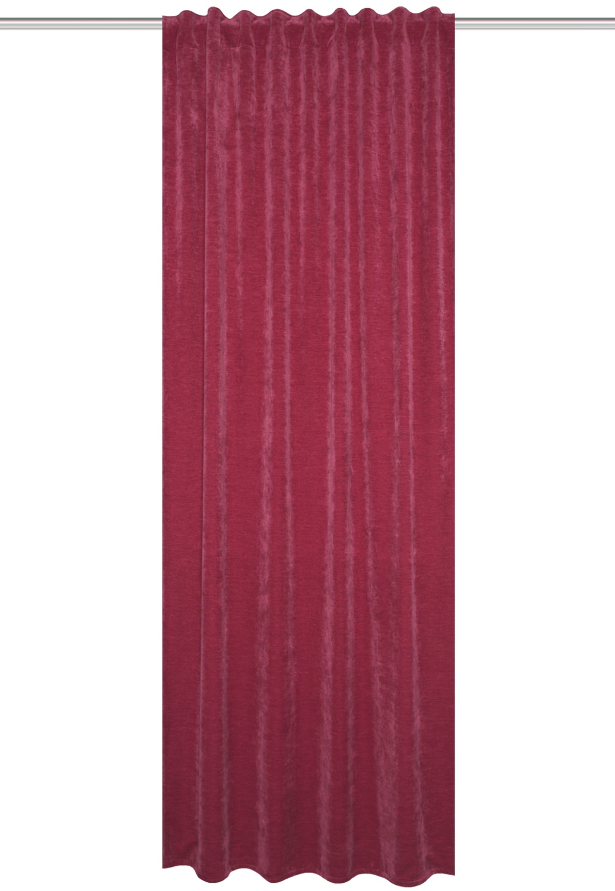 Fertigschal "Wolly" Chenille bordeaux BxH 135x245cm
