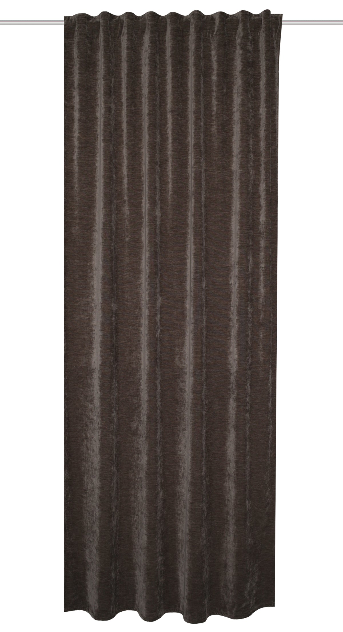 Fertigschal "Wolly" Chenille stein BxH 135x245cm