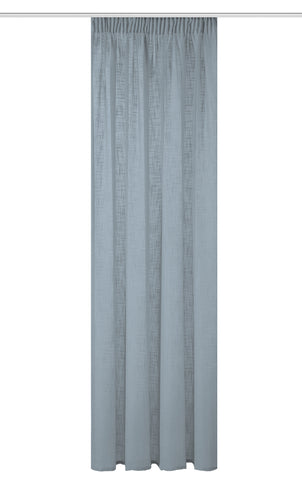 Fertigschal "Softy" Leinen grau BxH 140x160/225/245cm
