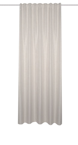 Fertigschal "Oxford" Leinenoptik natur BxH 135x225/245cm