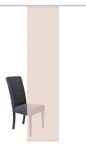 Schiebevorhang "Sieglinde" Bambusoptik uni taupe BxH 60x245cm
