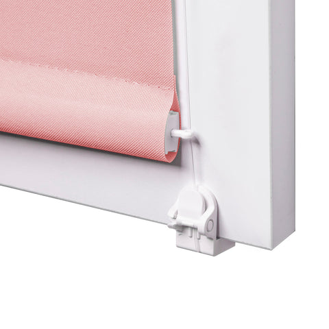 nach Maß Klemmfix Rollo Sichtschutz DREAM Rosa mit Pendelsicherung