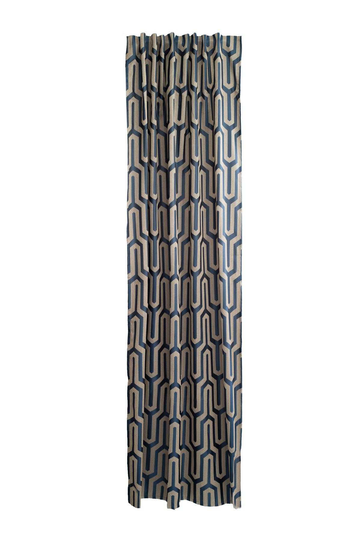 Fertigschal Tiaro petrol mit verdeckter Schlaufe BxH 140x245cm