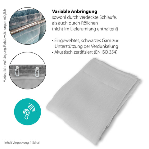 Fertigschal Verdunklungsvorhang Galdin BxH 140x245cm versch. Farben