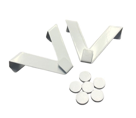 Easyfix Aluminium-Fensterhaken 2er Pack weiß
