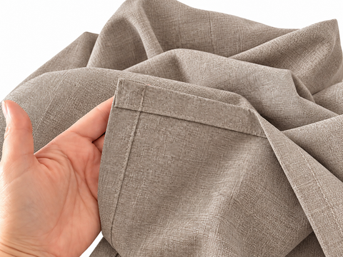 Full Blackout Verdunklungsvorhang taupe 135x245cm