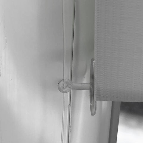 Klemmfix Click 3 in1 Doppelrollo nach Maß hellgrau