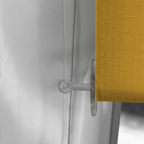 Klemmfix Click 3 in1 Doppelrollo nach Maß orange