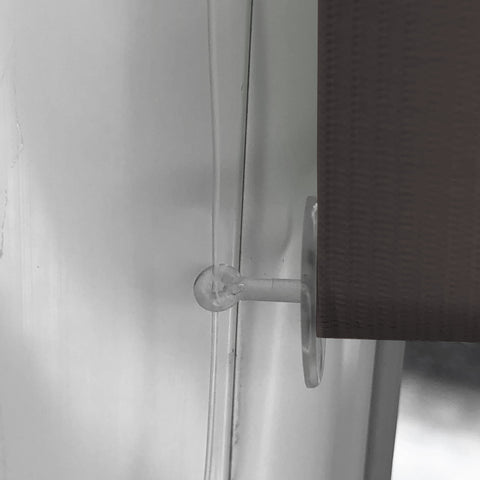 Klemmfix Click Doppelrollo 3 in 1 grau / stahl