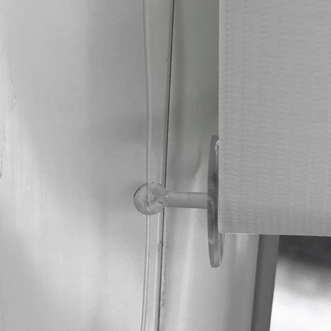 Klemmfix Click 3 in1 Doppelrollo nach Maß weiß