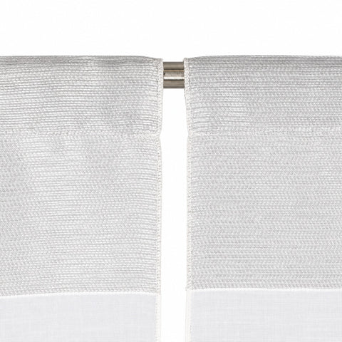 Design Mini Flächenvorhang Set anthrazit grau 2291