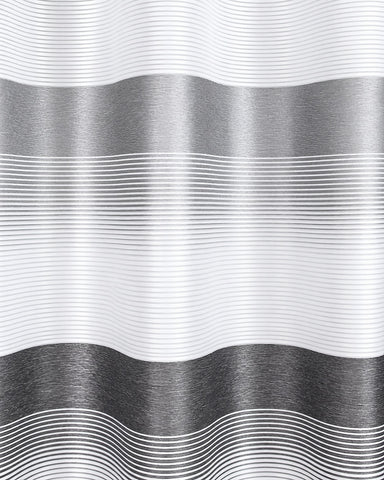 Ösenschal Deko Querstreifen anthrazit grau 140x245cm 2421