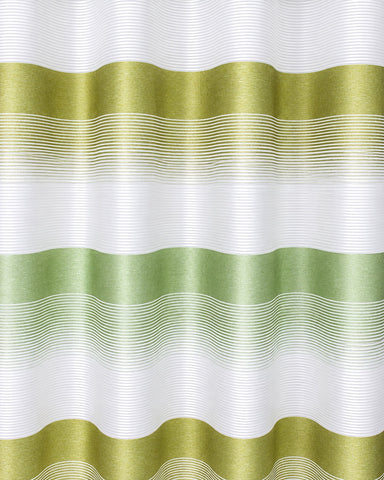 Ösenschal Deko Querstreifen grün 140x245cm 2421