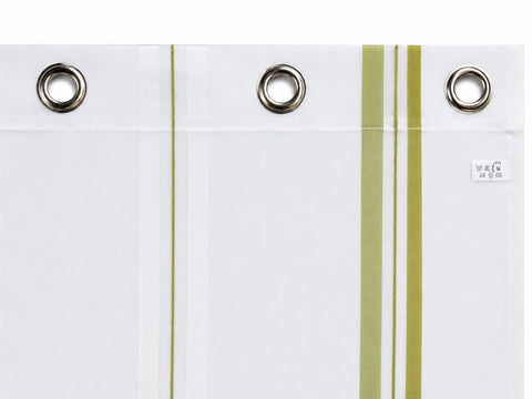 Design Scheibengardine grün HxB 50x150cm