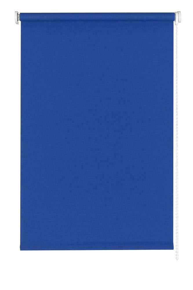 Rollo Seitenzug Verdunkelungsrollo blau BxH 82x180cm für Wand/Decken