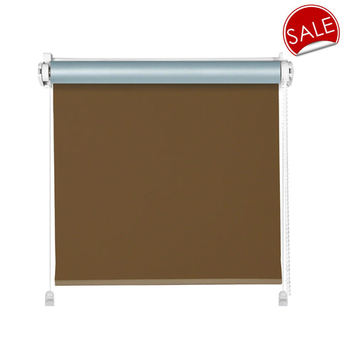 Mini Klemmfix Thermo Rollo schoko mit Pendelsicherung BxH 60x100cm
