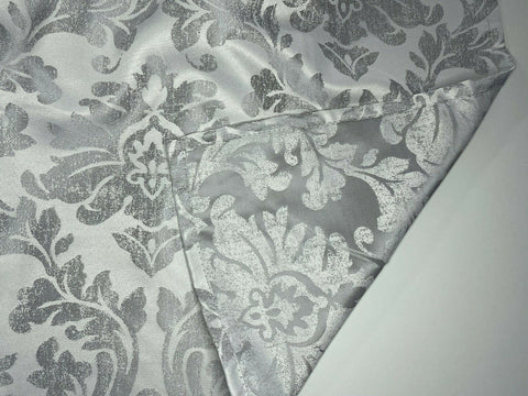 Fertigschal Jasmin silber BxH 140x175/245cm