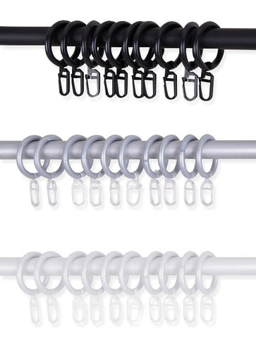 Ringe mit Faltenlegehaken Komplett-Set 16mm