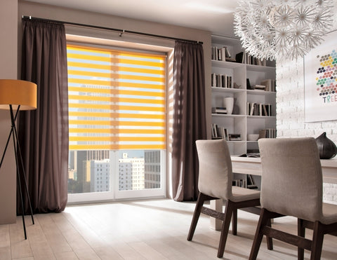 Classic Doppelrollo Wood marmor BxH 98,5x140cm