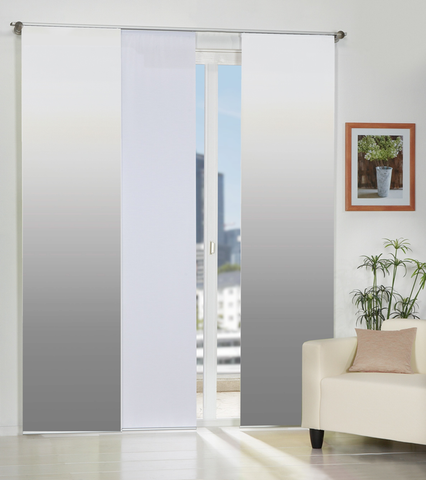Flächenvorhang Madrid Farbverlauf verschiedene Farben BxH 60x245cm
