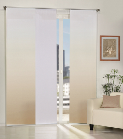 Flächenvorhang Madrid Farbverlauf verschiedene Farben BxH 60x245cm