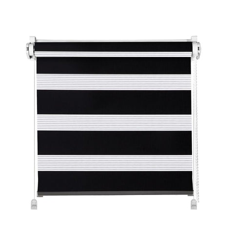 Klemmfix Click Doppelrollo 3 in 1 schwarz