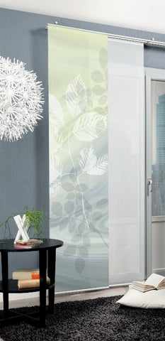 Flächenvorhang Toupillon grün BxH 60x245cm