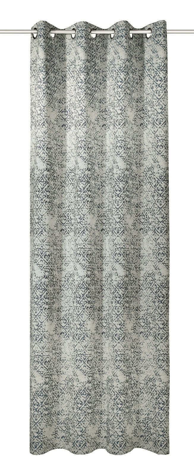 Ösenschal Ramon 135x245cm blau grau silber