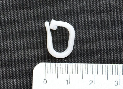 Faltenclip für Cliprollos 100 Stück weiß